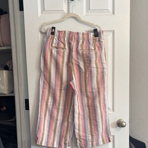 Goodthreads Multicolor Striped Cropped Pants